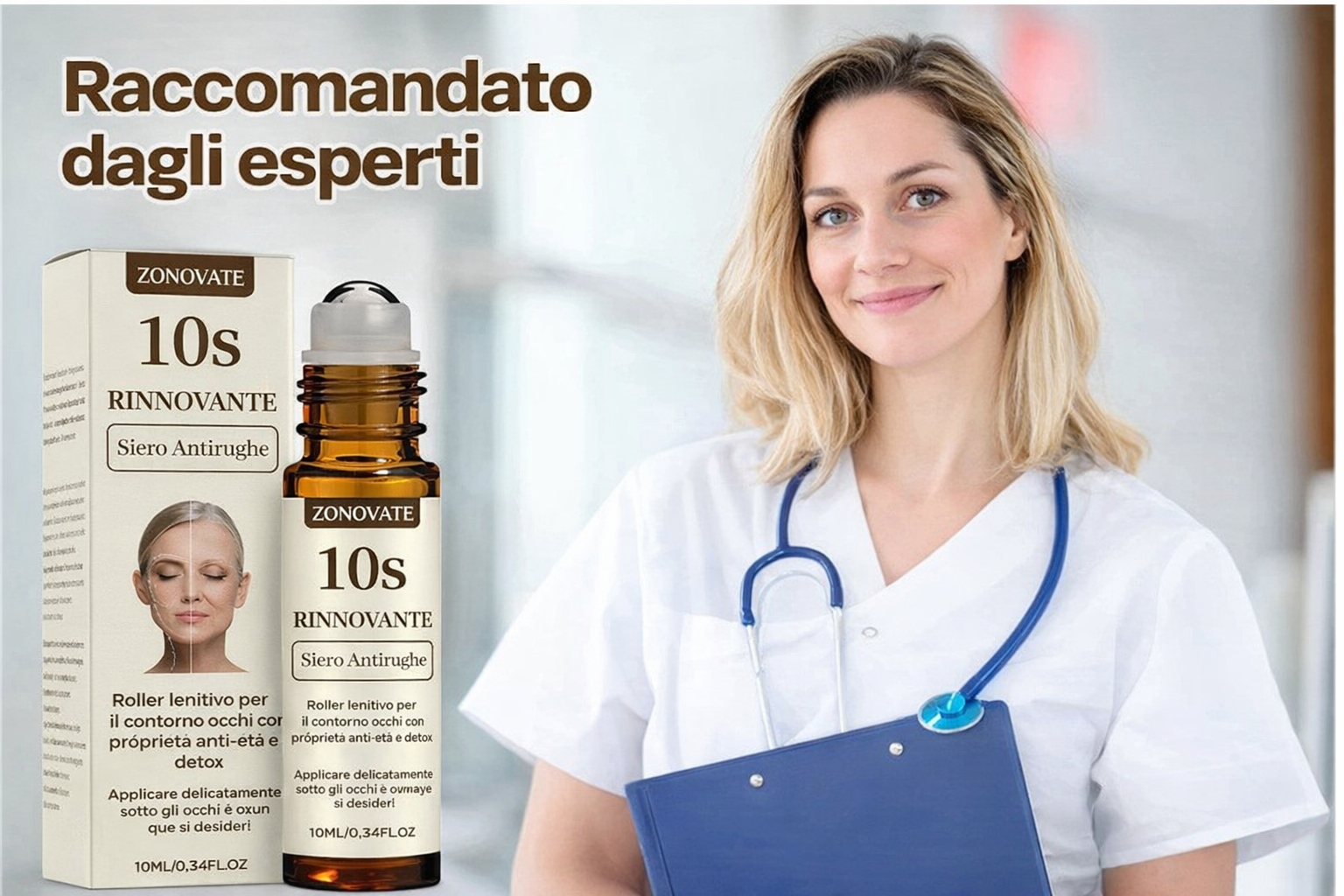 Siero antirughe rigenerante Zonovate® 10s