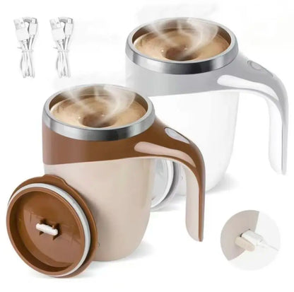 Last 3 Hours: 60% Off! ☕ Self-Stirring Coffee Mug with Magnetic Mixer – 380 ml, Rechargeable