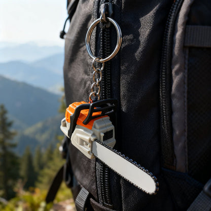 🔥🔧 Chainsaw-Shaped Keychain | Portable Chainsaw Keychain