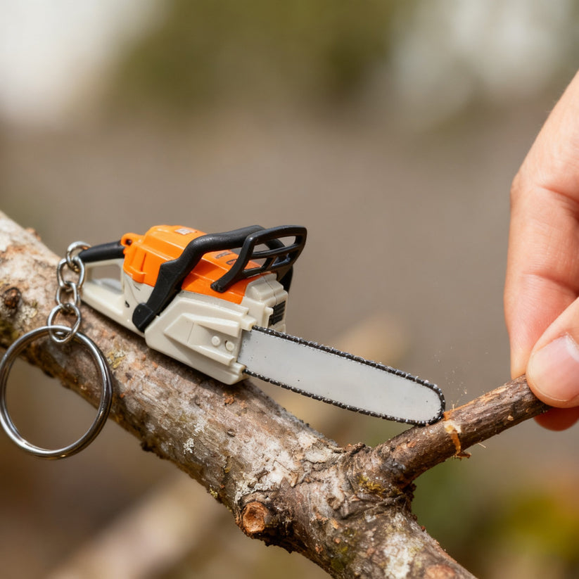 🔥🔧 Chainsaw-Shaped Keychain | Portable Chainsaw Keychain
